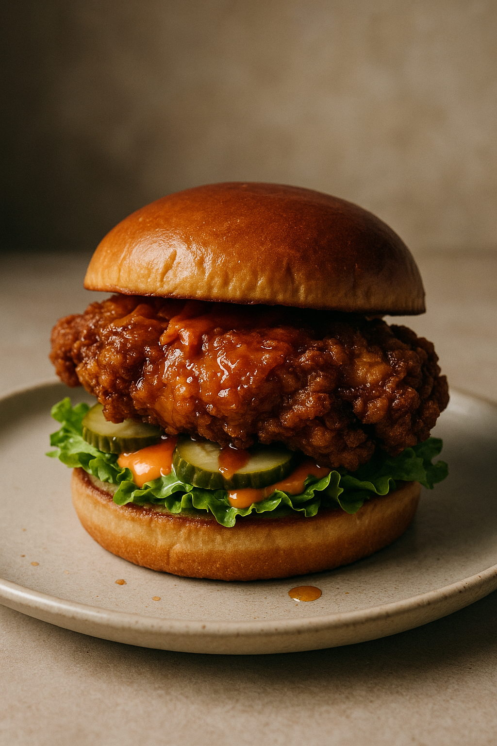 Chicken Thigh Burger
